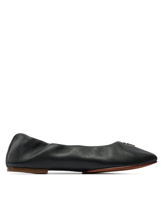 Tommy Hilfiger Tommy Hilfiger Balerina Th Elevated Elastic Ballerina FW0FW07882 Fekete