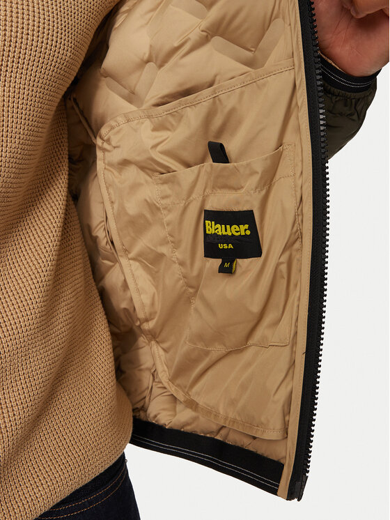 Blauer Blauer Μπουφάν χειμωνιάτικο 24WBLUC03125 683 Χακί Regular Fit