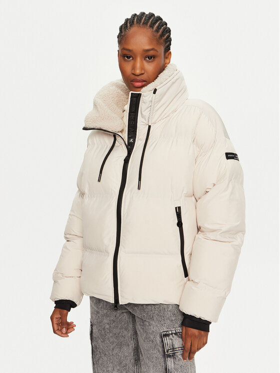 Frieda & Freddies Frieda & Freddies Зимно яке 3724B Екрю Regular Fit