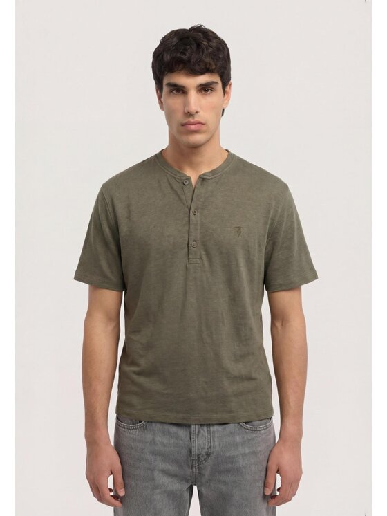 Trussardi Trussardi T-shirt G0978000280N035 Verde Regular Fit