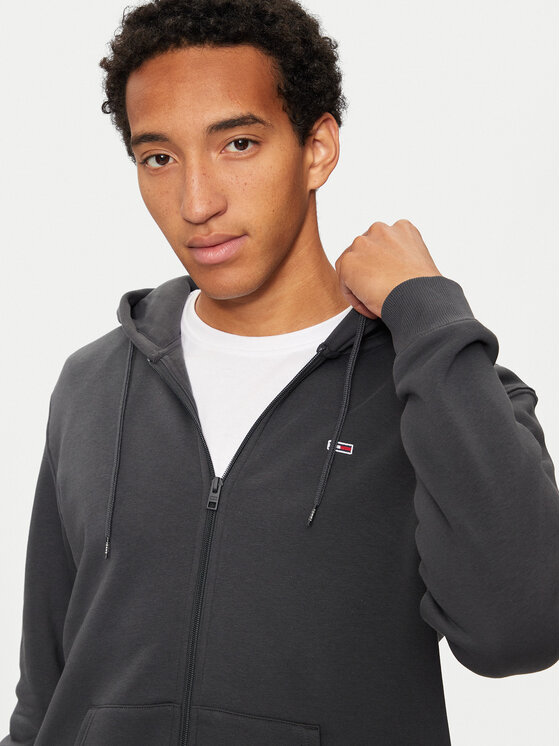 Tommy Jeans Tommy Jeans Mikina DM0DM20743 Sivá Regular Fit