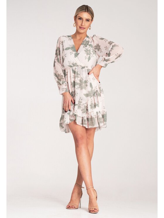 FIGL FIGL Abito da cocktail M1162 Verde Flared Fit