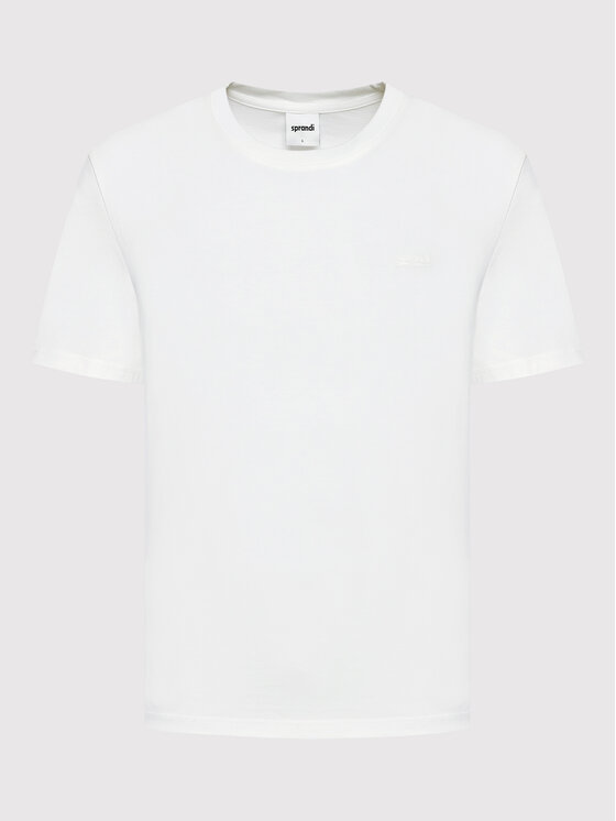 Sprandi Sprandi T-Shirt AW21-TSM007 Biały Regular Fit