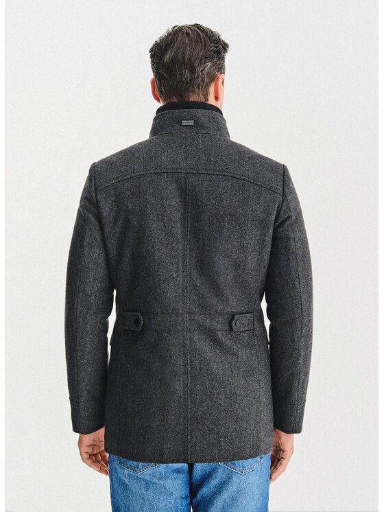 Pako Lorente Pako Lorente Płaszcz zimowy P25WF-7X-012 Szary Classic Fit