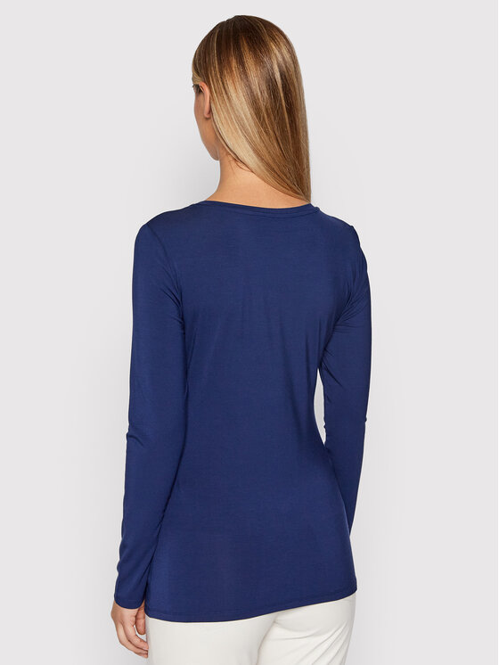 Blusa 5F1039 J7905 Blu scuro Regular Fit