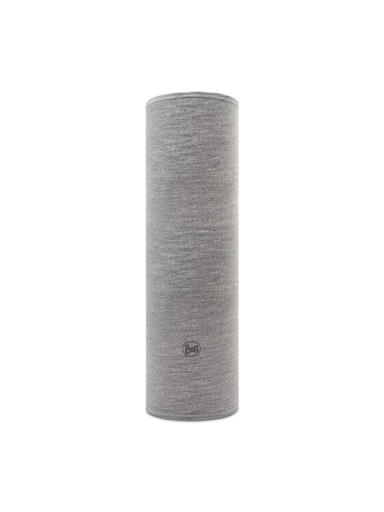 Buff Komínový šál Merino Lightweight Solid Sivá