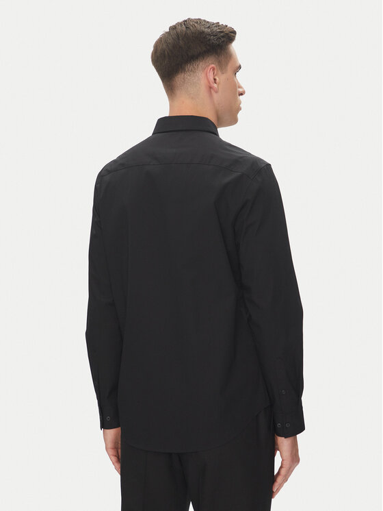 Calvin Klein Calvin Klein Cămașă LV04LB148G Negru Slim Fit