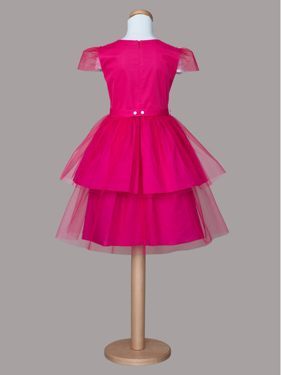 SLY SLY Sukienka 3W-04A Różowy Classic Fit