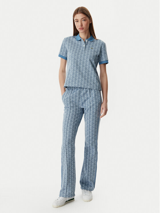 Lacoste Lacoste Teplákové kalhoty XF9313 Světle modrá Regular Fit