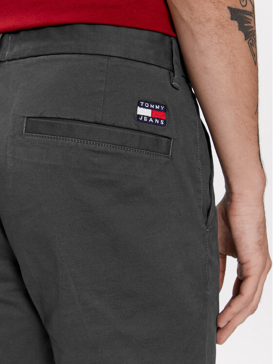 Tommy Jeans Tommy Jeans Chino Austin DM0DM18339 Siva Slim Fit