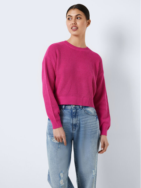 Noisy May Noisy May Sweater Maysa 27021536 Rózsaszín Relaxed Fit