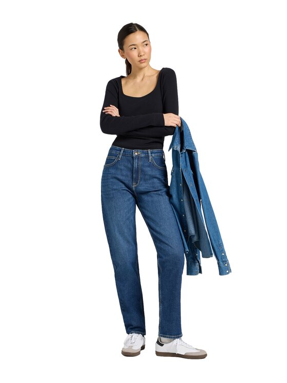 Lee Lee Jeansy 112370933 Niebieski Slim Fit