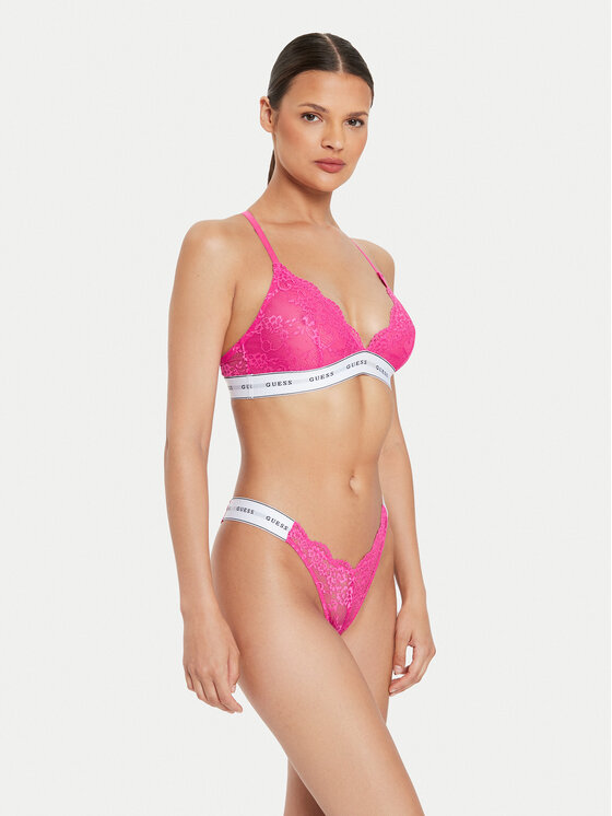 Guess Guess Bralette krūšturis O97C02 KBBT0 Rozā