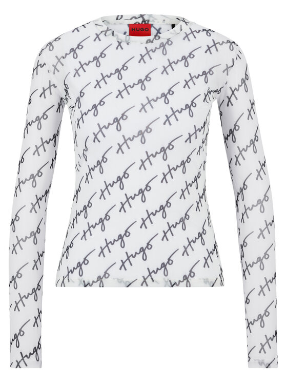 HUGO Hugo Bluzka 50489194 Kolorowy Slim Fit