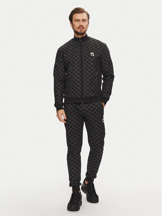 KARL LAGERFELD KARL LAGERFELD Bluza 705077 551951 Czarny Regular Fit