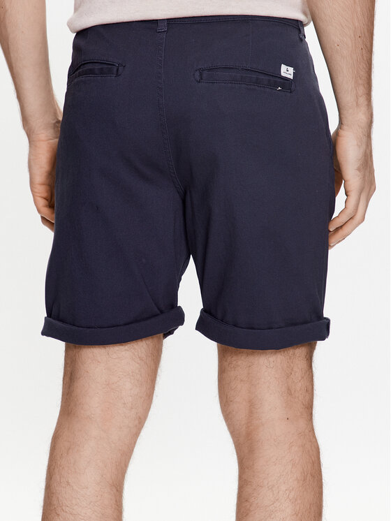 Pantaloncini di tessuto 12215513 Blu scuro Regular...