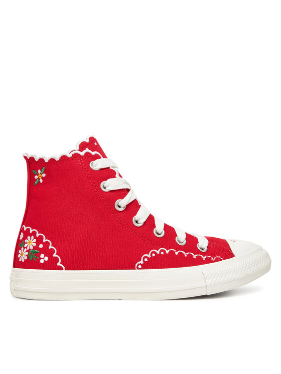 Teniși Converse Chuck Taylor All Star Embroidered Flowers A13518C Roșu
