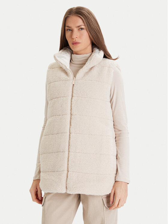 Save The Duck Save The Duck Αμάνικο Μπουφάν D82512W BUBU21 Μπεζ Regular Fit