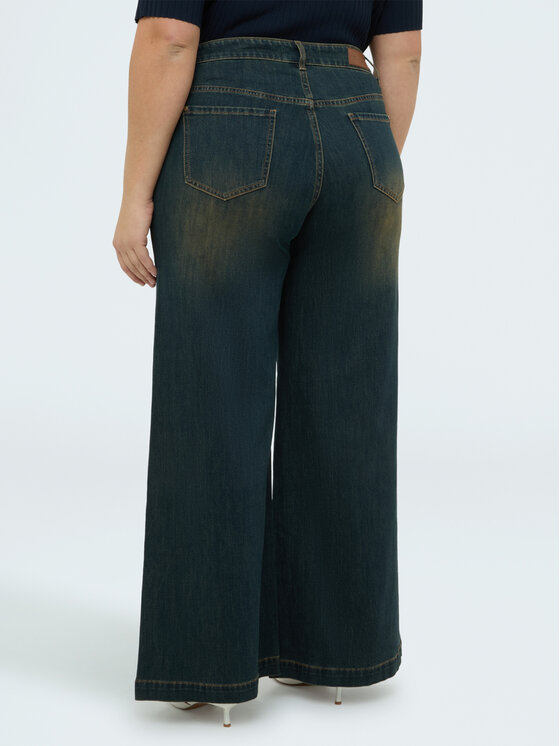 Fiorella Rubino Fiorella Rubino Jeansy P463T505250N034 Niebieski Flared Fit