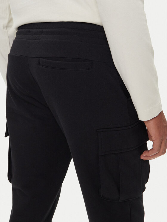 Aeronautica Militare Aeronautica Militare Παντελόνι φόρμας 252PF1010UF00662 Μαύρο Regular Fit
