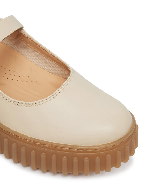 Clarks Clarks Półbuty Torhill Jane 26186305 Écru