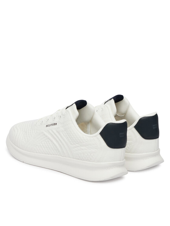 Tommy Hilfiger Tommy Hilfiger Sneakers Lightweight Runner Mix FM0FM05755 Alb