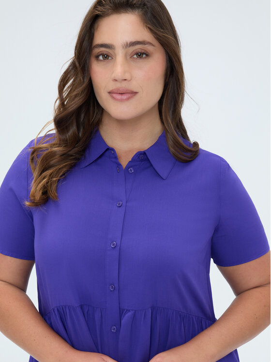 Fiorella Rubino Fiorella Rubino Sukienka codzienna 7085T101770N029 Fioletowy A-Line Fit