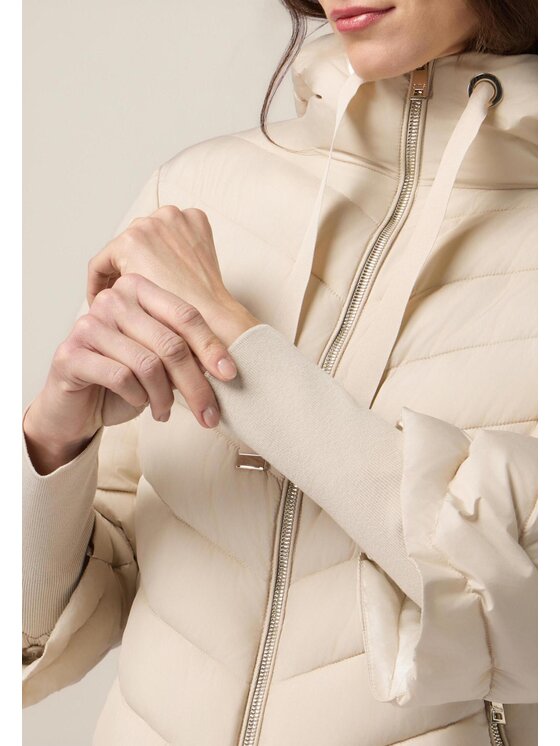 Oltre Oltre Giubbotto piumino F130J000183N002 Écru Baggy Fit