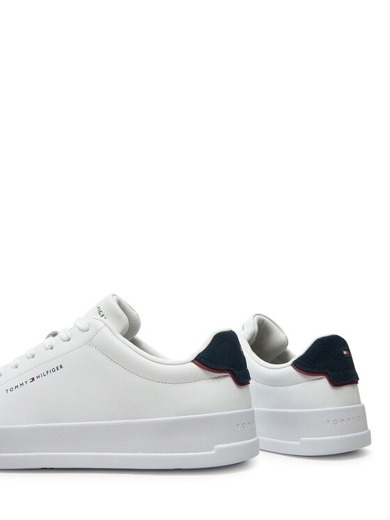 Tommy Hilfiger Tommy Hilfiger Tenisice Th Court Lth Detail Ess FM0FM05367 Bijela