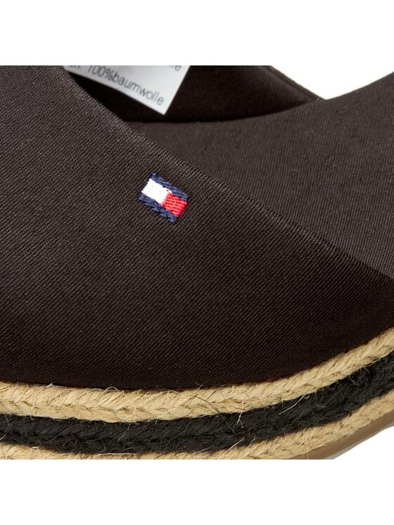 Tommy Hilfiger Tommy Hilfiger Espadrilės Elba 18D FW56820633 Juoda