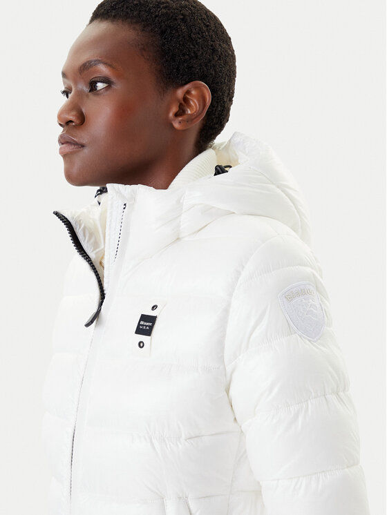 Blauer Blauer Зимно яке 25WBLDC02072 Бял Regular Fit