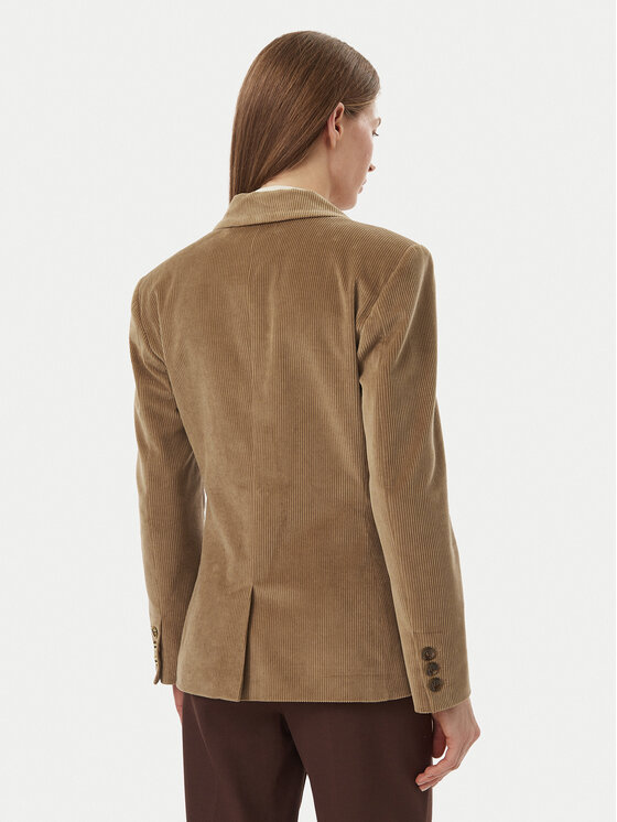 Marella Marella Marynarka 2623046122200 Brązowy jasny Regular Fit