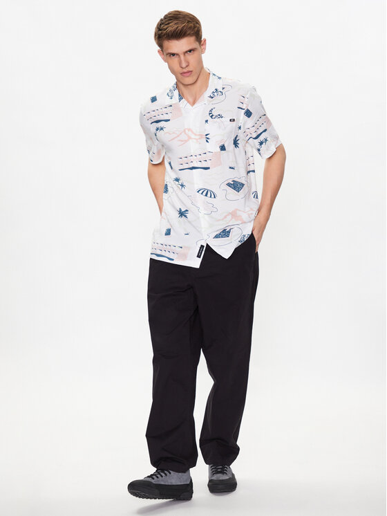Vans Vans Kalhoty z materiálu Range VN00000D Černá Baggy Fit