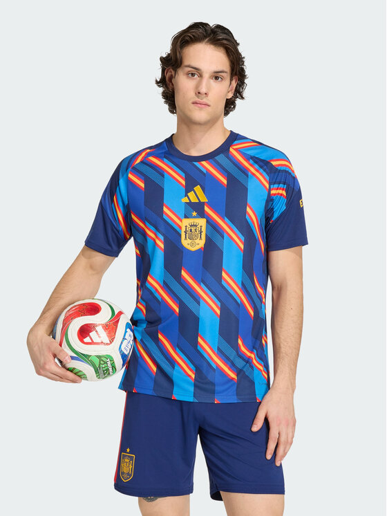 adidas adidas Koszulka techniczna 169969 Niebieski jasny Slim Fit