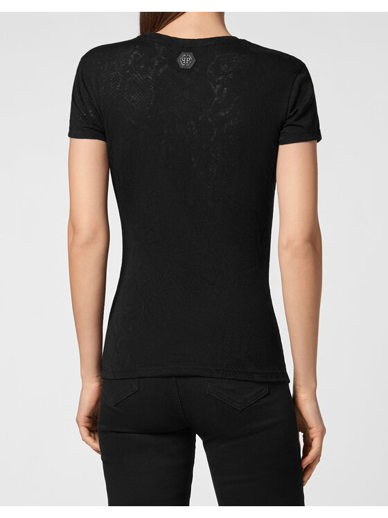 PHILIPP PLEIN PHILIPP PLEIN T-shirt 1443 Nero Regular Fit