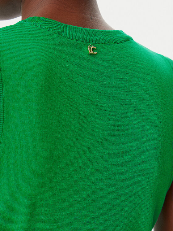 LOLA CASADEMUNT LOLA CASADEMUNT Kootud kleit LS2516005 Roheline Slim Fit