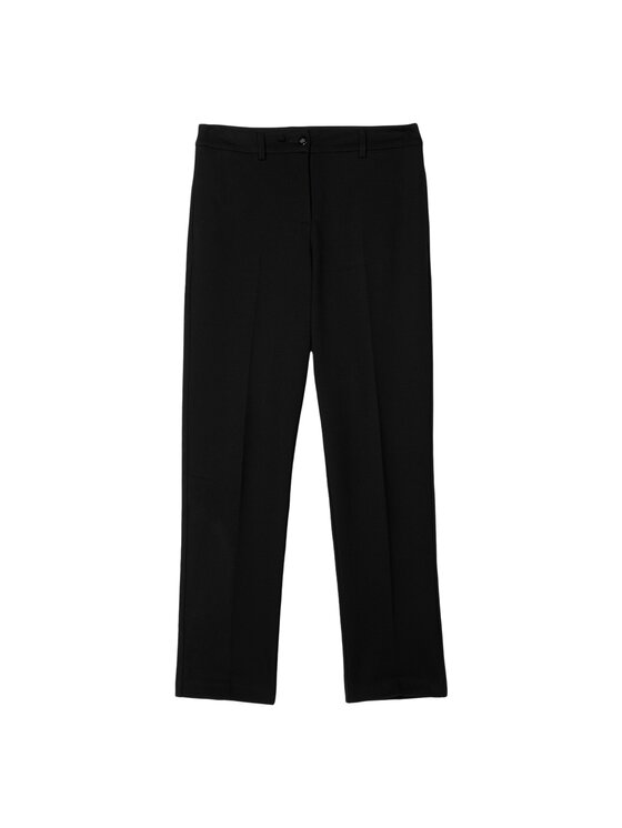 Oltre Oltre Pantaloni di tessuto P062R008826N033 Nero Regular Fit