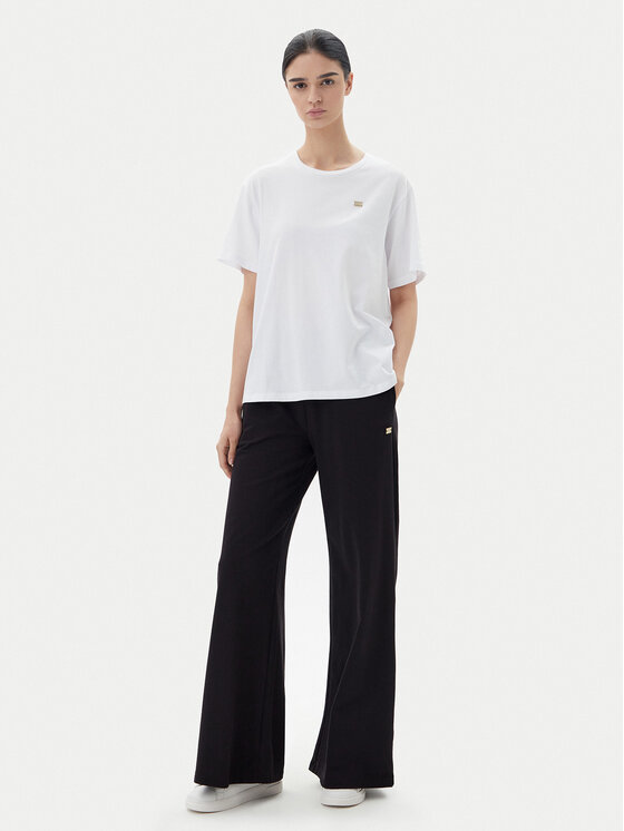 EA7 Emporio Armani EA7 Emporio Armani T-Shirt 7W000028 AF10373 U0002 Biały Loose Fit
