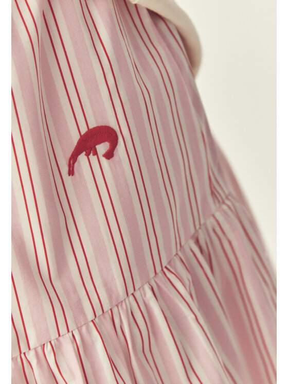 TATUUM TATUUM Spódnica midi CORI Różowy Flare Fit