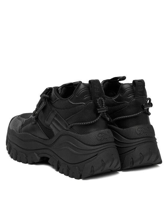 Buffalo Buffalo Laisvalaikio batai Lola lace Up Com Lo 1636503 Juoda