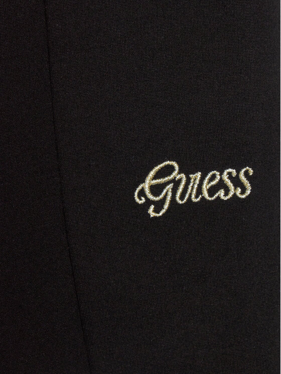 Guess Guess Hlače J4RB00 KAUH0 Crna Regular Fit
