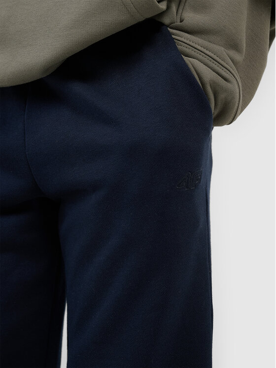 4F 4F Spodnie dresowe BASIC+ Granatowy Oversize