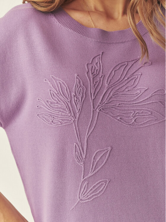 TATUUM Tatuum Bluzka SUFIF Fioletowy Loose Fit