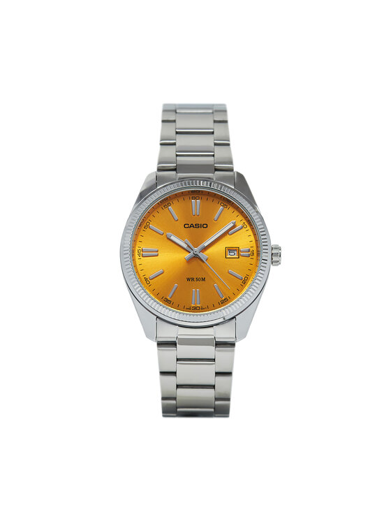 Casio Casio Zegarek MTP-1302PD-9AVEF Srebrny
