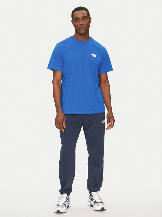 The North Face The North Face Tričko Simple Dome NF0A87NG Modrá Regular Fit