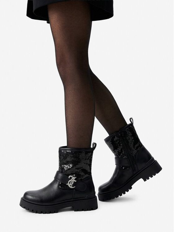 Juicy Couture Juicy Couture Škornji EO-CS6590-02 Črna