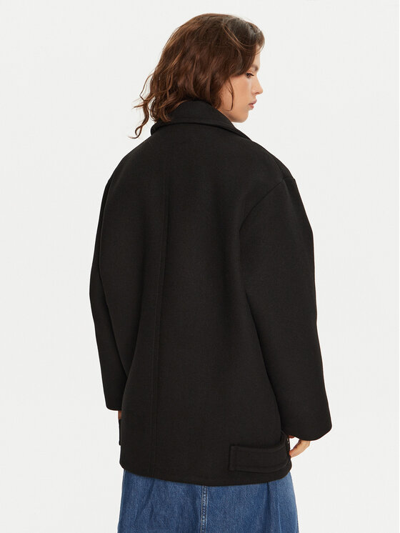 Tommy Jeans Tommy Jeans Cappotto di transizione DW0DW19752 Nero Regular Fit