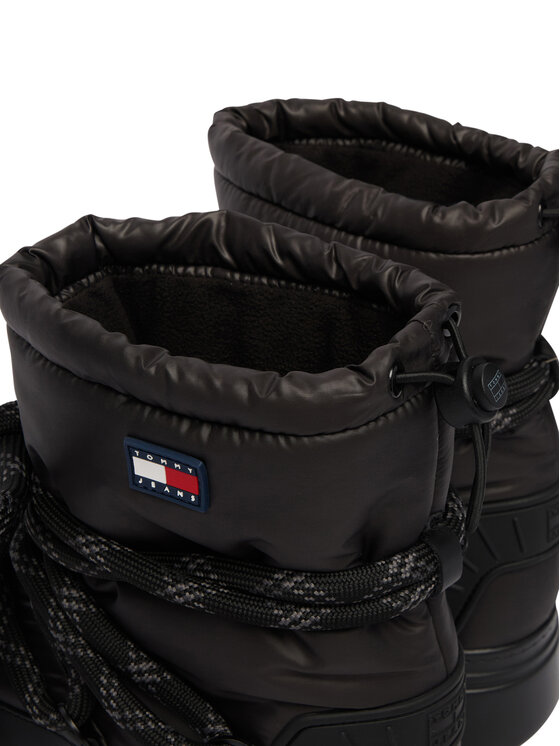 Tommy Jeans Tommy Jeans Stivali da neve Tjw Platform Nylon Snowboot Wl EN0EN03163 Nero