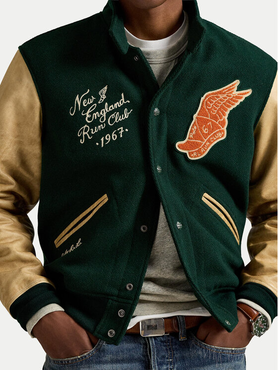 Polo Ralph Lauren Polo Ralph Lauren Kurtka bomber 710977858001 Zielony Regular Fit