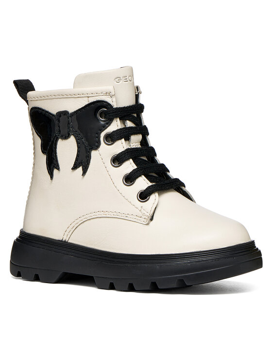 Geox Geox Auliniai batai B Kiddartah Girl B665YA 08502 C1M9B M Kreminė